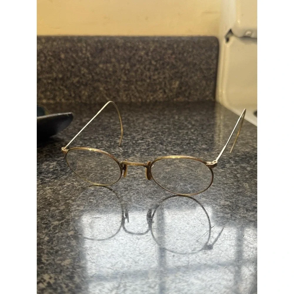 Vintage American Optical FUL-VUE AO 1/10 12 KGF Glasses‎ 12k Gold Filled W/ Case